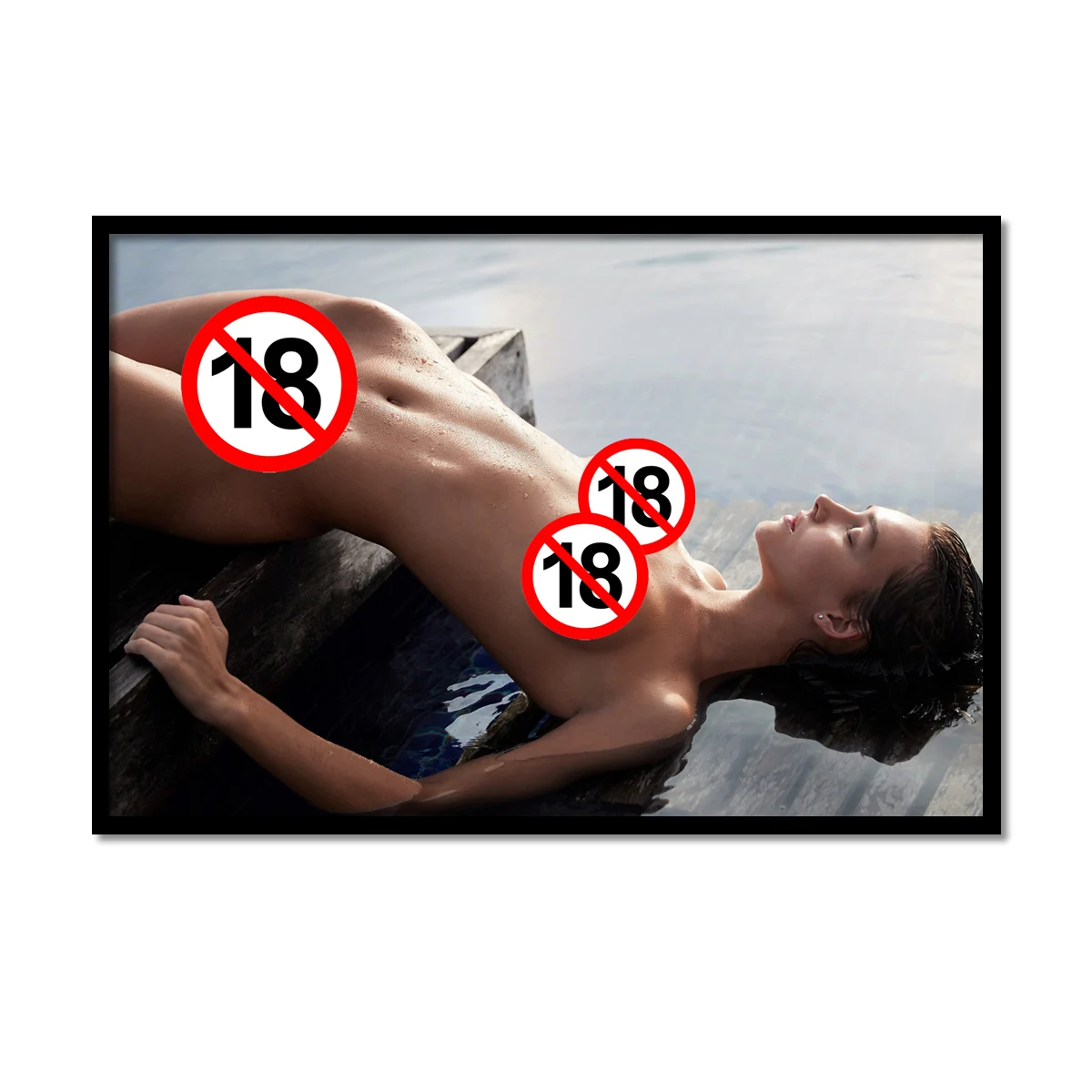 Эротическая модель сексуальная девушка Nudes художественное настенное искусство