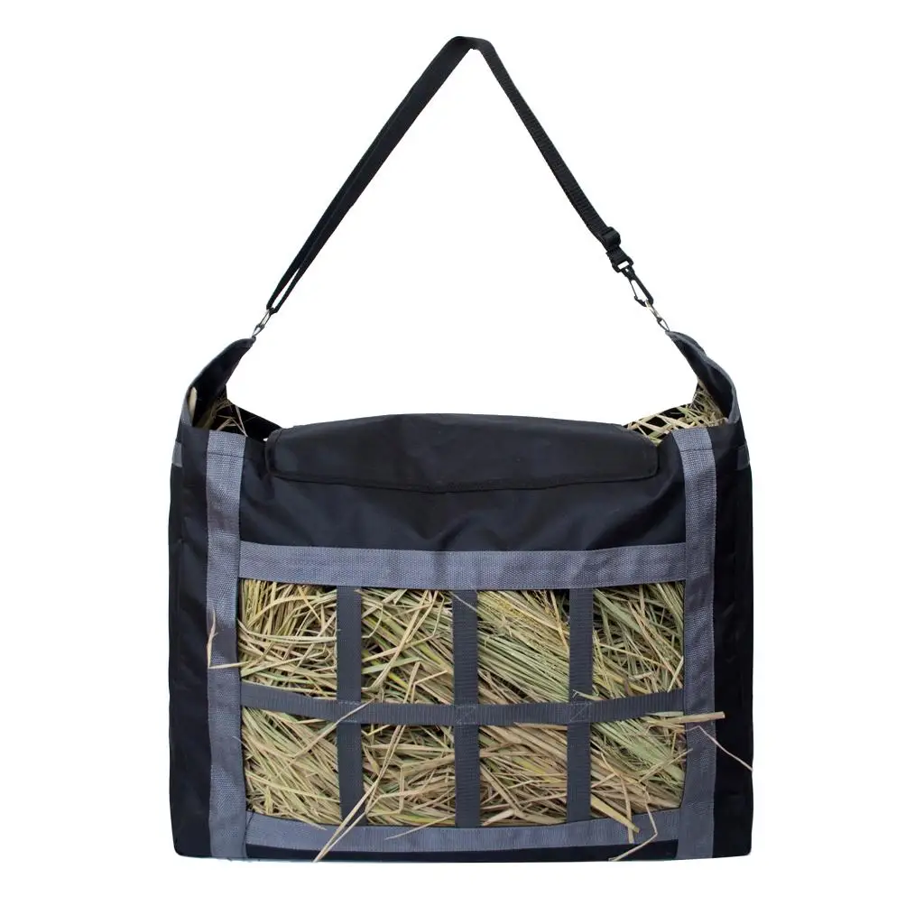 Slow Release Hay Bag with Adjustable Shoulder Strap for Horses |