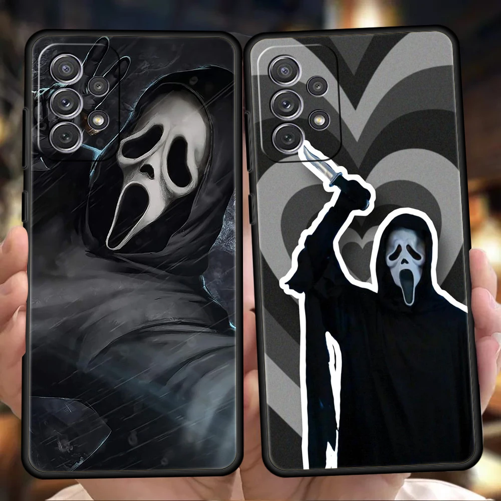 

Ghostface Scream Horror Art Silicone Case For Samsung Galaxy A32 A52 A14 A13 A22 A72 A51 A71 A41 A11 A31 A21S Phone Cover Shell