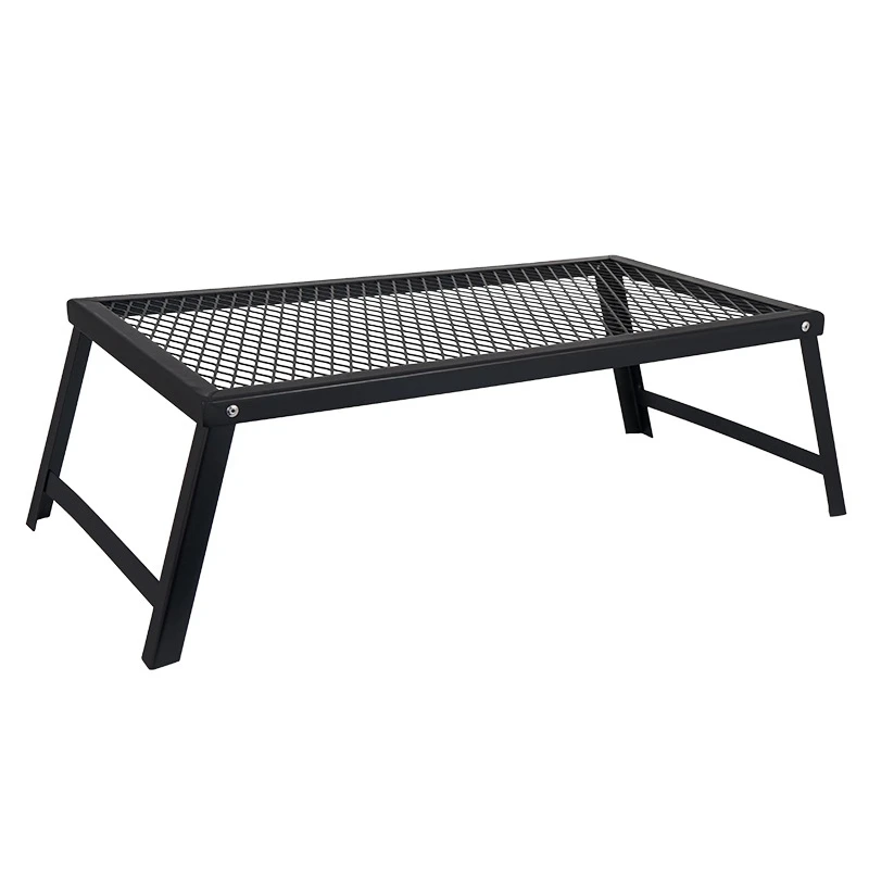 

Net Folding Camping Table Waterproof Outdoor BBQ Backpacking Iron Desk Furniture Computer Portable Durable