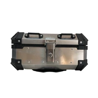 2020 25l durable aluminium oem motorcycle box top boxes tail case rear fuse cases guard against the theft