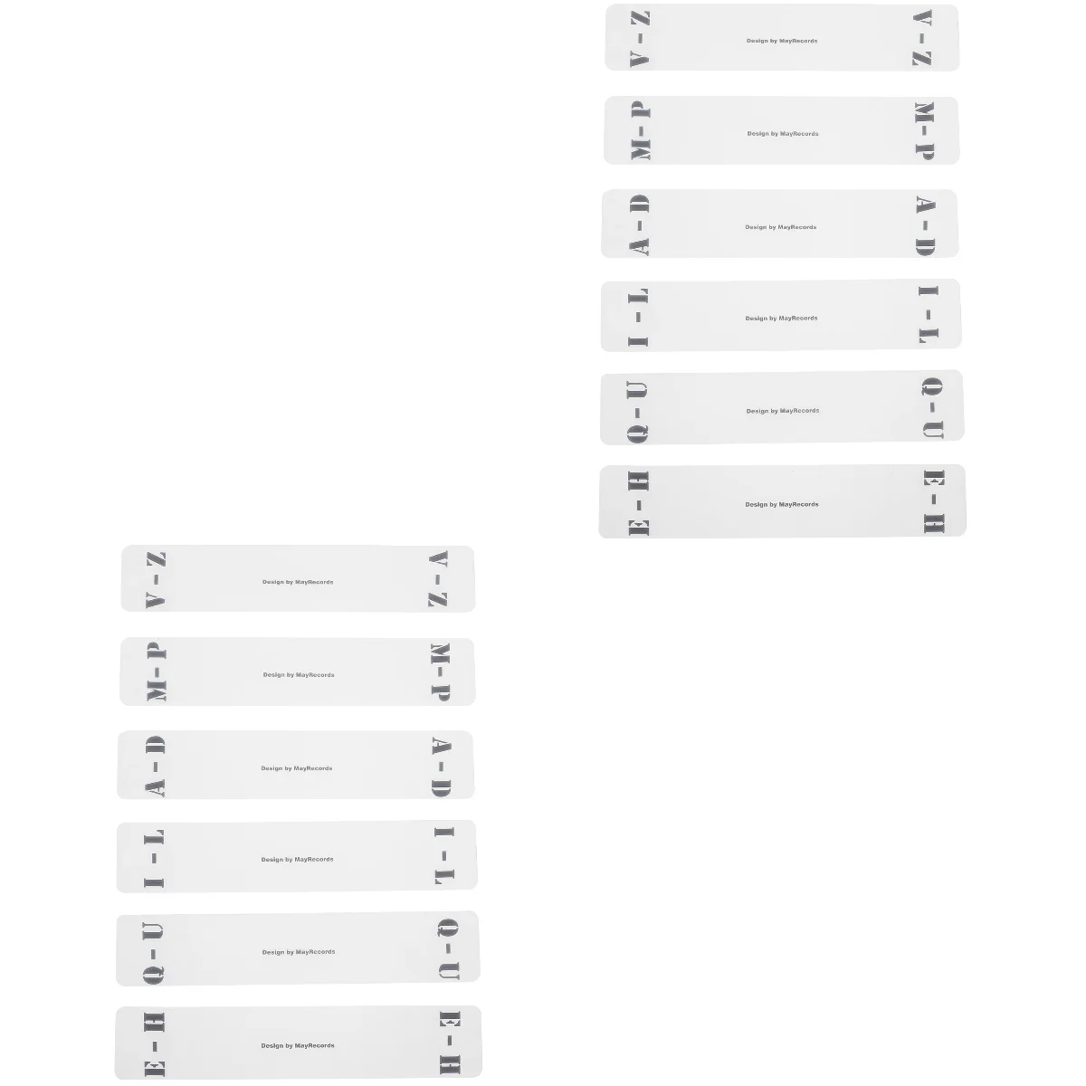 

Record Divider Dividers Vinyl Label Album Organizers Alphabetical Organizer Category Acrylic Disc Horizontal Set Vertical Z A