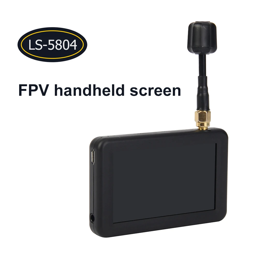 

3 Inch 5.8GHz 40CH Micro Monitor Portable Image Transmission Receiving Display Lightweight Built-in Battery for RC FPV Drone