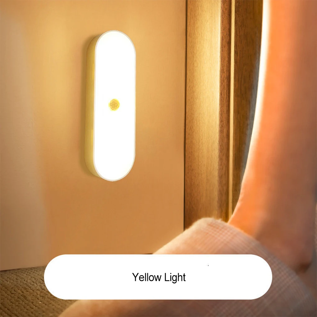 

Night Light Bar Motions Sensor Rechargeable Bedside Lamp Lighting Warm Light