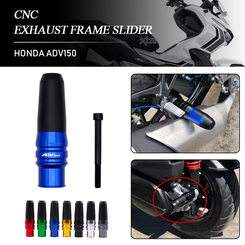 

CNC Aluminum Motorcycle Exhaust Frame Slider Crash Pads Plug Guard Protector for HONDA ADV150