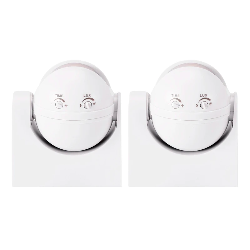

2X 110V-240V Outdoor Ip44 180 Degree 50/60Hz Security Pir Motion Movement Switch Infrared Motion Sensor Switch