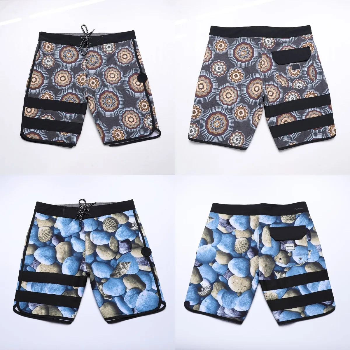 Шорты мужские быстросохнущие водонепроницаемые для серфинга из полиэстера