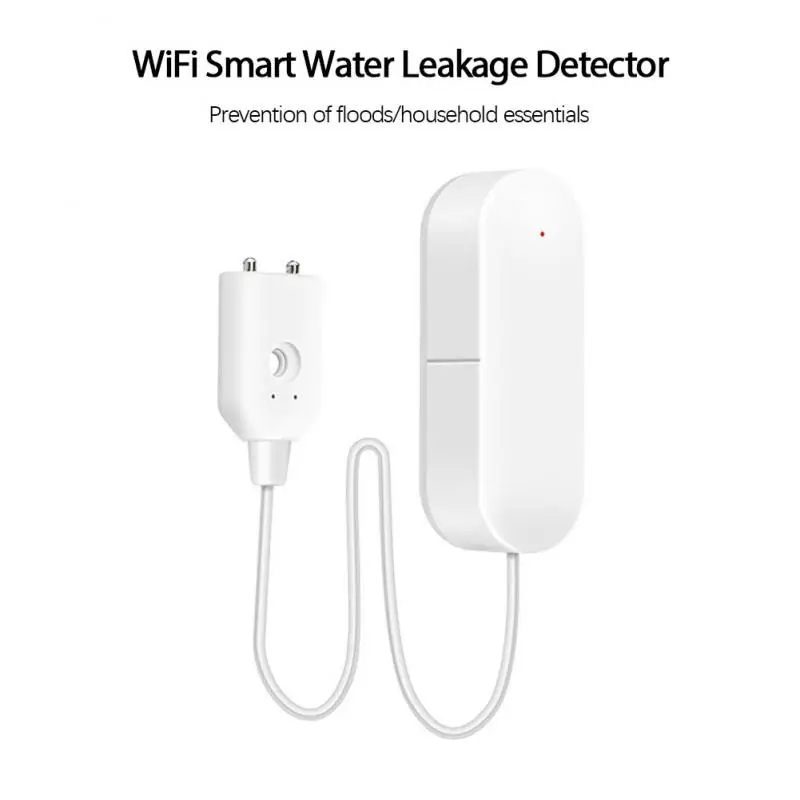 Умный датчик утечки воды CORUI WIFI Tuya детектор с сигнализацией совместим Smart Life Google