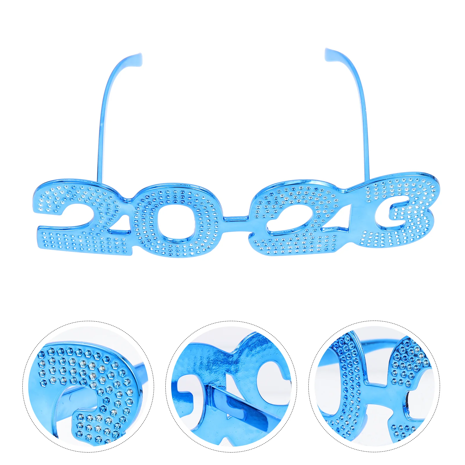 

New Glasses Year Party Eyeglasses Props Eyewear Eve Graduation Years Photo Sunglasses Supplies Number Funny Frames Novelty