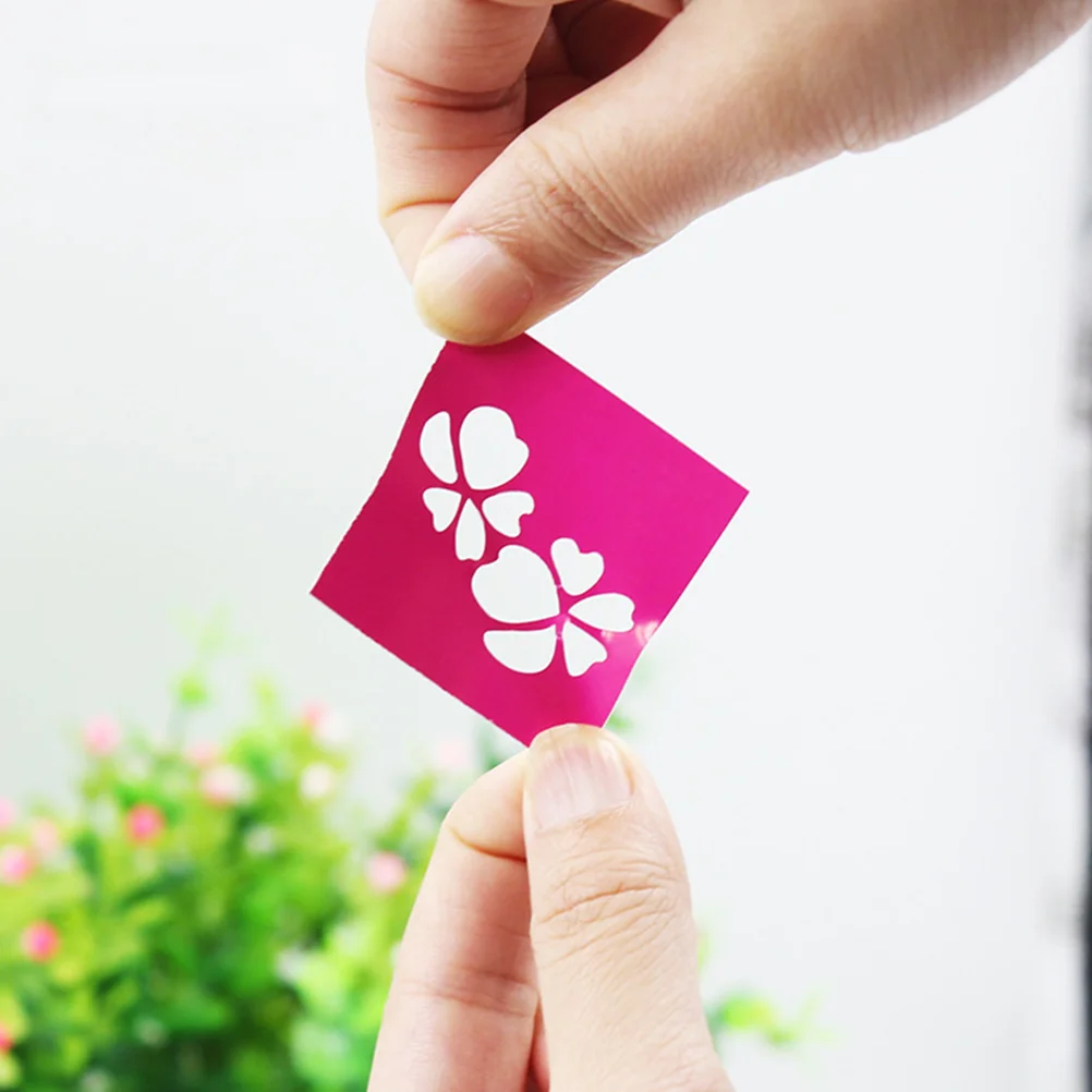 10 шт. многоразовые самоклеящиеся трафареты 12 х8 см для аэрографа