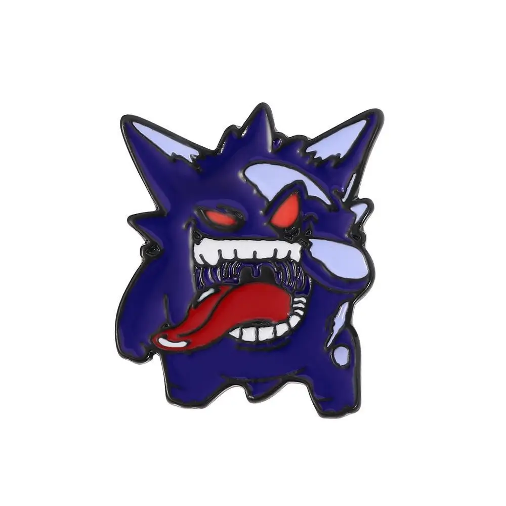 

Cute Fun Pokémon Anime Character Pikachu Bulbasaur Kirby Enamel Brooch Alloy Badge Cowboy Jacket Pin Jewelry Gift for Friends