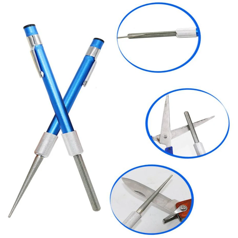 

Multifunctional 400 Mesh Fishing Hook File Grindstone Portable Diamond Pen Shaped Knife Sharpener Whetstone Outdoor Fishing Tool