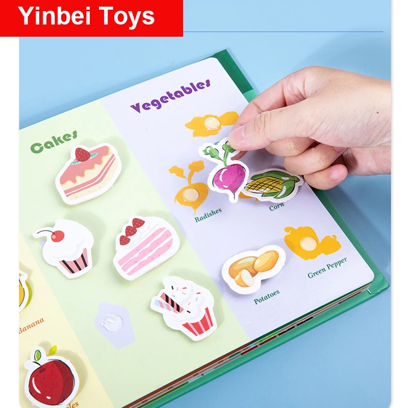 

Repaste Book Montessori Toys for Boy Girl Kids Children Toys Learning Resources Educational Toys for Children Learning Toys