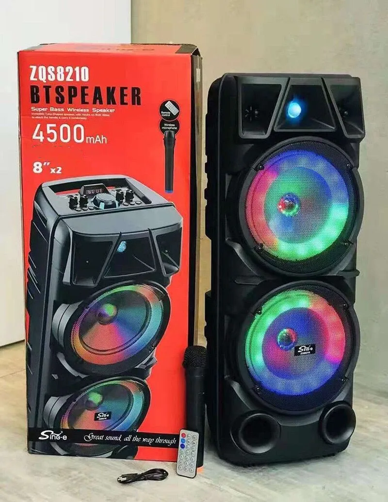 80W High Power Wireless Bluetooth Speaker Outdoor Square Dan