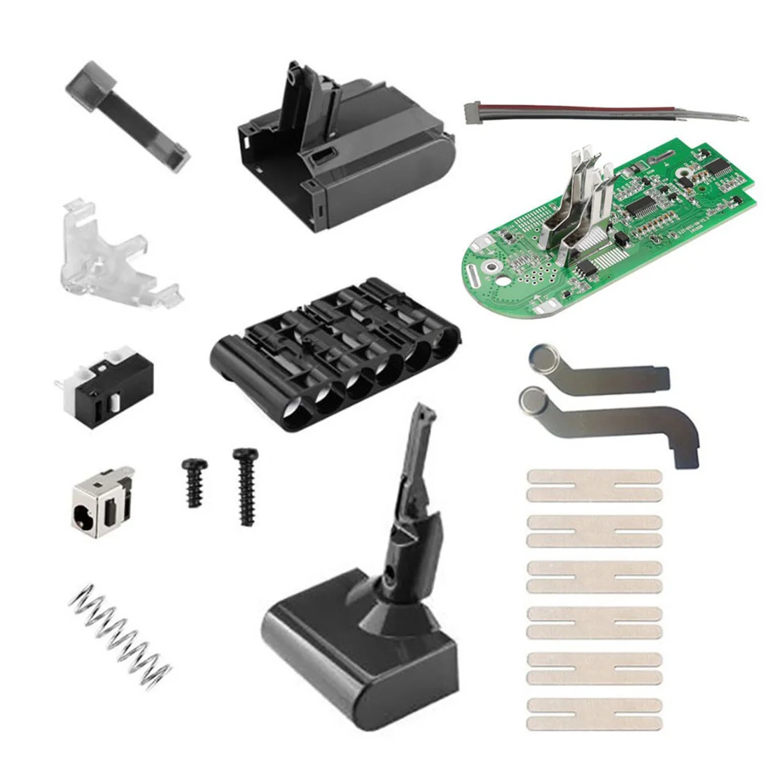 

18650 Battery Plastic Case Charging Protection Circuit Board PCB for Dyson V8 21.6V Vacuum Cleaner