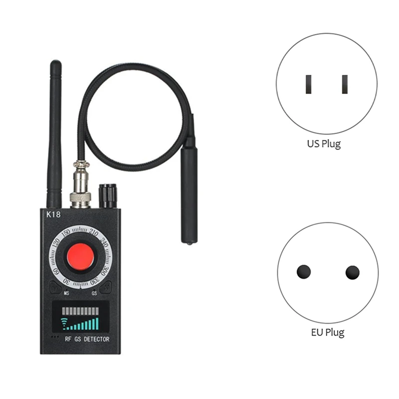 

Новинка K18 многофункциональный детектор мини-Аудио шпионская камера GSM Finder GPS Сигнальный объектив RF локатор трекер Обнаружение