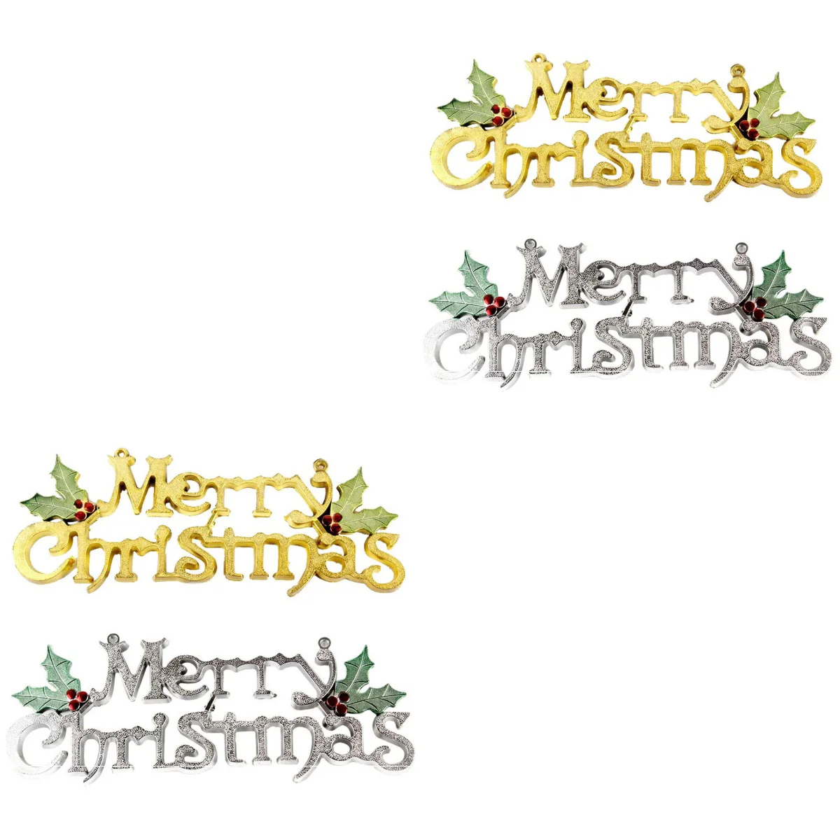 

Christmas Merry Sign Hanging Wall Plaque Tag Wreath Welcome Xmas Tree Ornaments Door Decor Signs