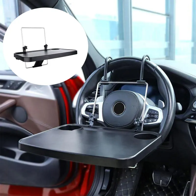 

Автомобильный складной стол, креативная Многофункциональная подставка для стула, держатель для напитков, декор для обеденной тарелки, аксессуары для автомобильного интерьера