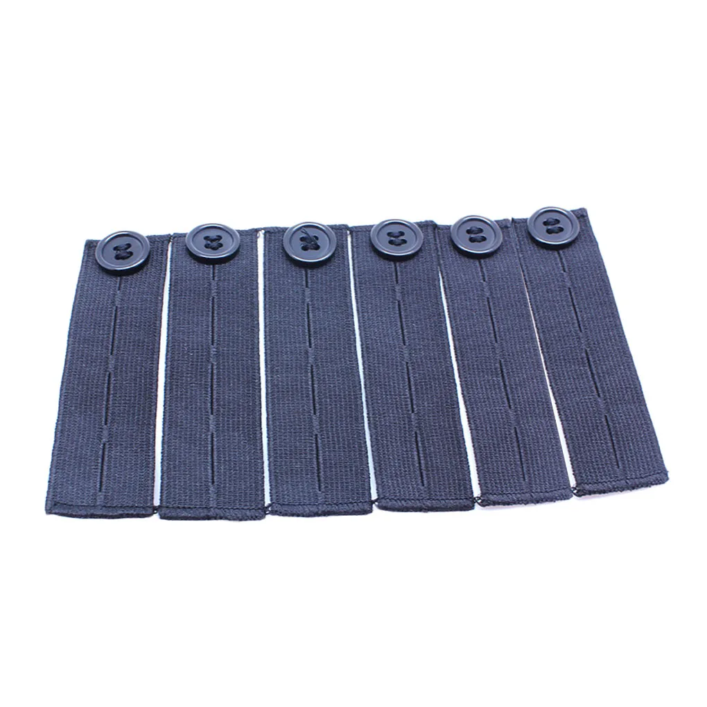 

6pcs Elastic Waist Extenders Adjustable Waistband Expanding Button Women Jeans Pants Buttons Extender