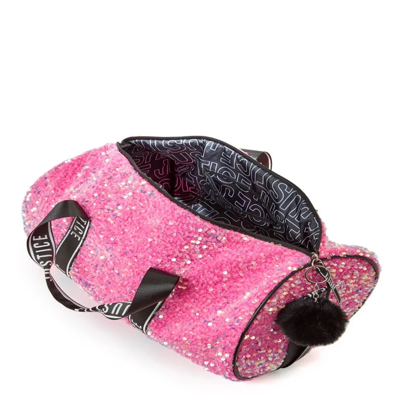 Girls Weekender Duffel Handbag Pink