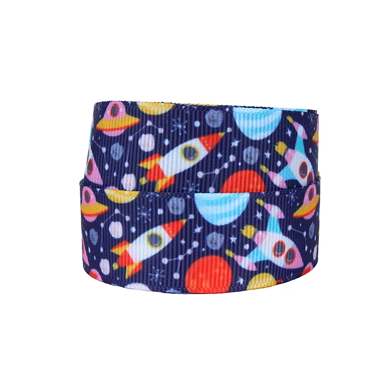 

FLRA Ribbon School kids DIY printed grosgrain ribbons 50yards