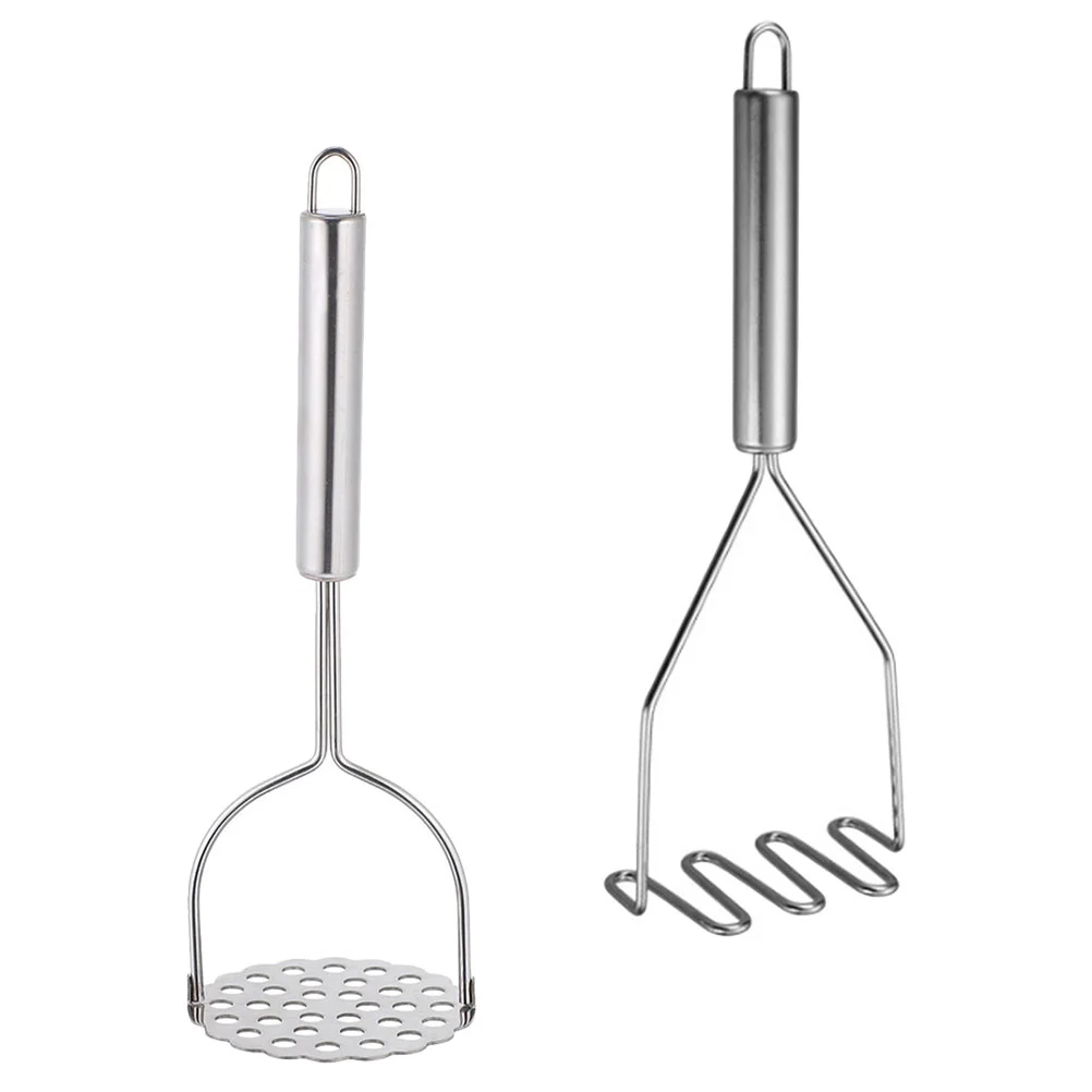 

2pcs Kitchen Potato Masher Potato Presser Vegetable Pressing Tool Potato Crusher