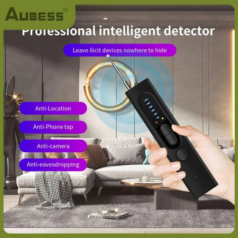 

Led Infrared Scanning Anti Tap Unseen Camera Detector Portable Anti-candid Eavesdropping Detector Tracker Finder Mini Bug Finder
