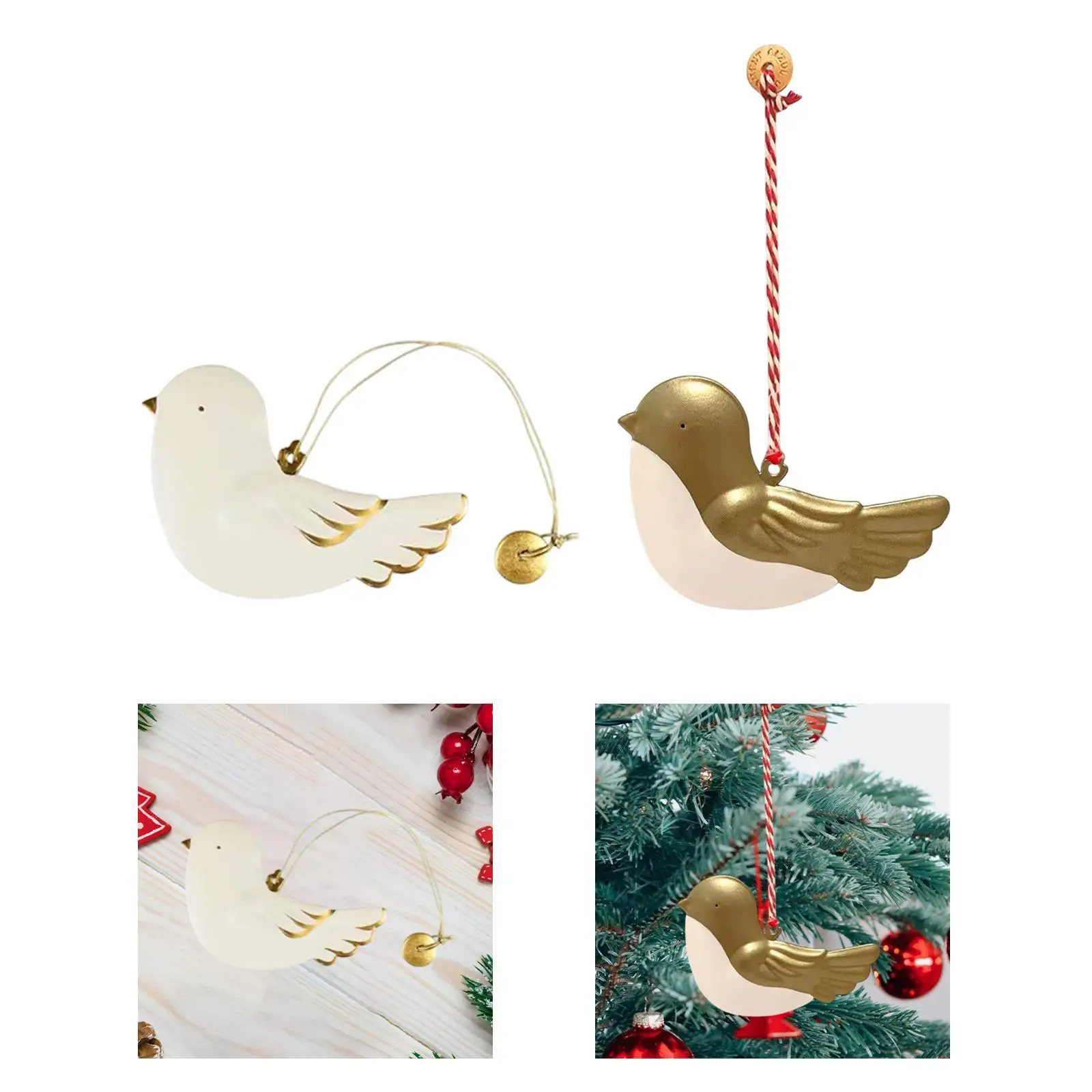 Рождественская елка подвесные украшения двери голубь рождественский орнамент