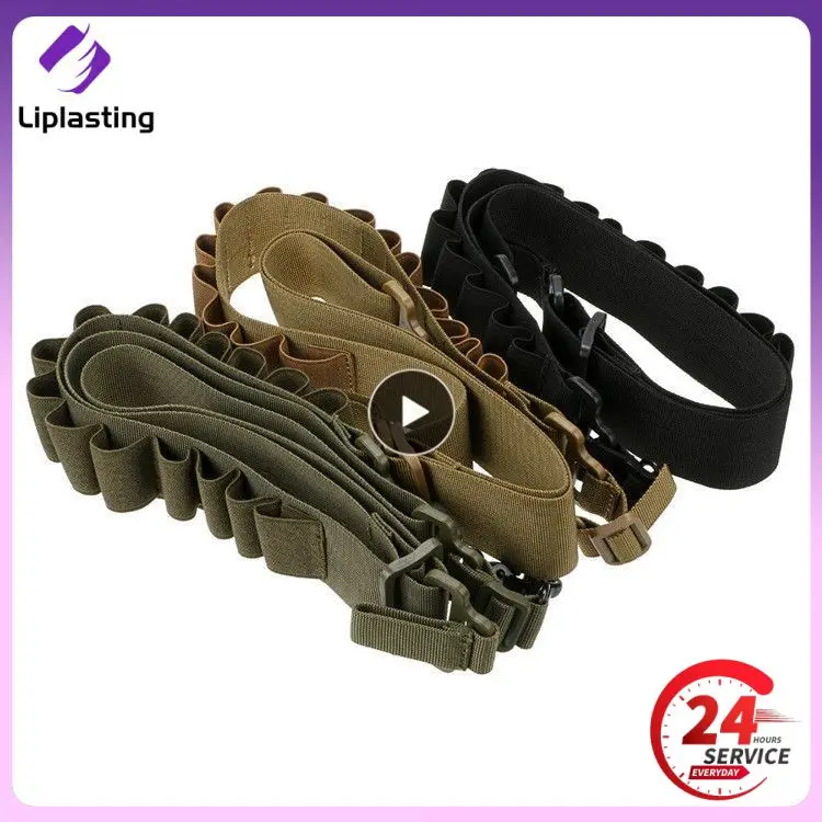 

1~10PCS Tactical Military 30 Round Shell Bullet Ammo Carrier 1200D Nylon Waist Belt 12 Gauge Ammo Holder Airsoft Hunting