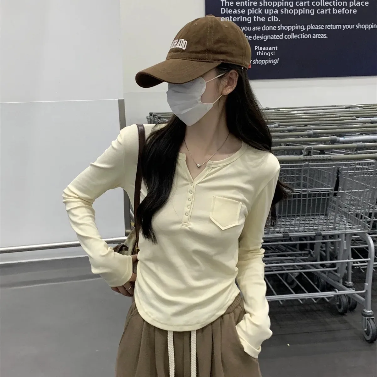 Новинка осени/зимы 2023 корейская версия утягивающий дизайн разумная внутренняя