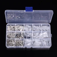 270pcs 2 84 86 3mm insulated male female wire connector electrical wire crimp terminal spade waterproof connector assorted kit