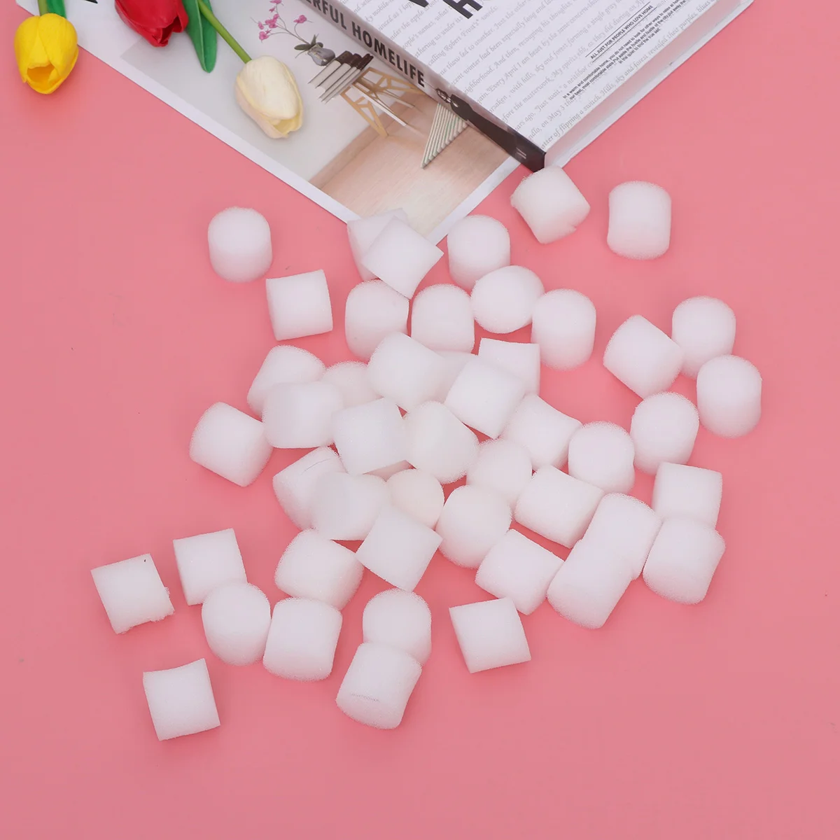 

Sponge Hydroponic Sponges Starter Planting Germination Growing Soilless Grow Cultivation Cylindric Gardening Plugs Cubes