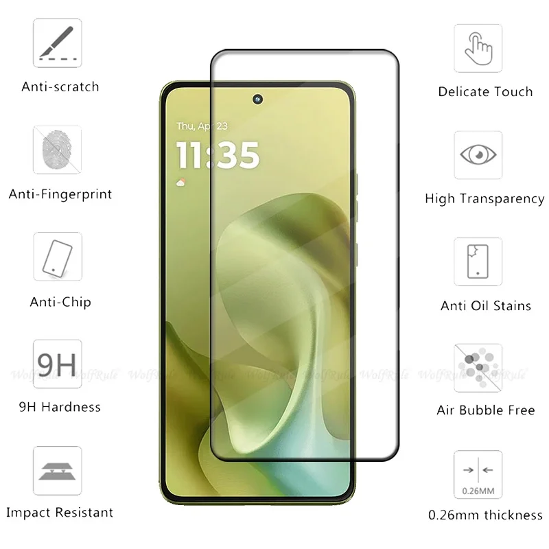 Фото 4/3/2/1 шт. для Motorola Moto G86 стекло Moto G86 закаленное стекло HD 9H полное покрытие клей защитная пленка для экрана Moto G86 G 86 №2