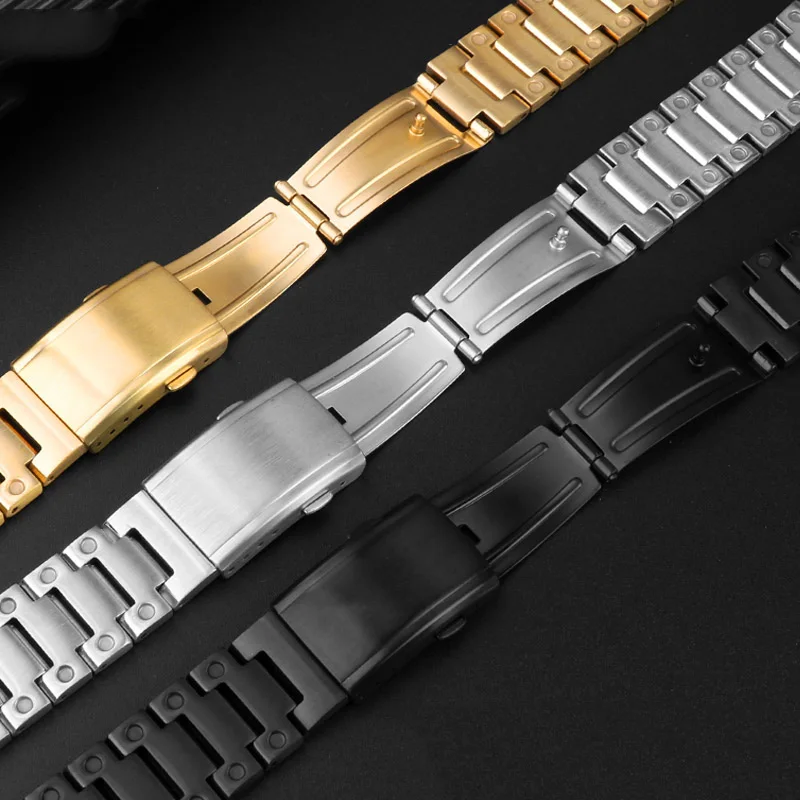 DW5600 High Quality Solid Fine Steel Strap For Casio G-SHOCK Blockage GW-M5610 GW-B5600 Metal Watch Band Case Conversion Funds