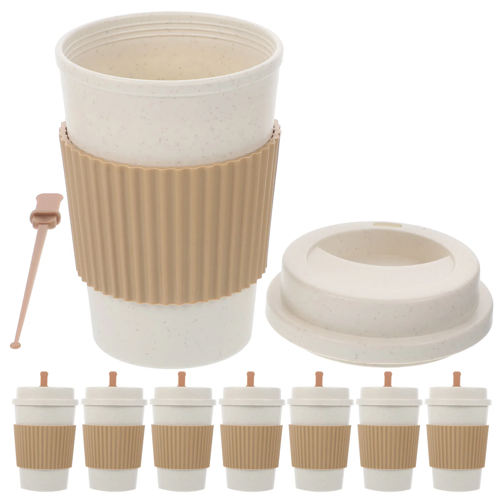 8 Pcs Disposable Hot Beverage Cups Water Party Drink Tea Ble