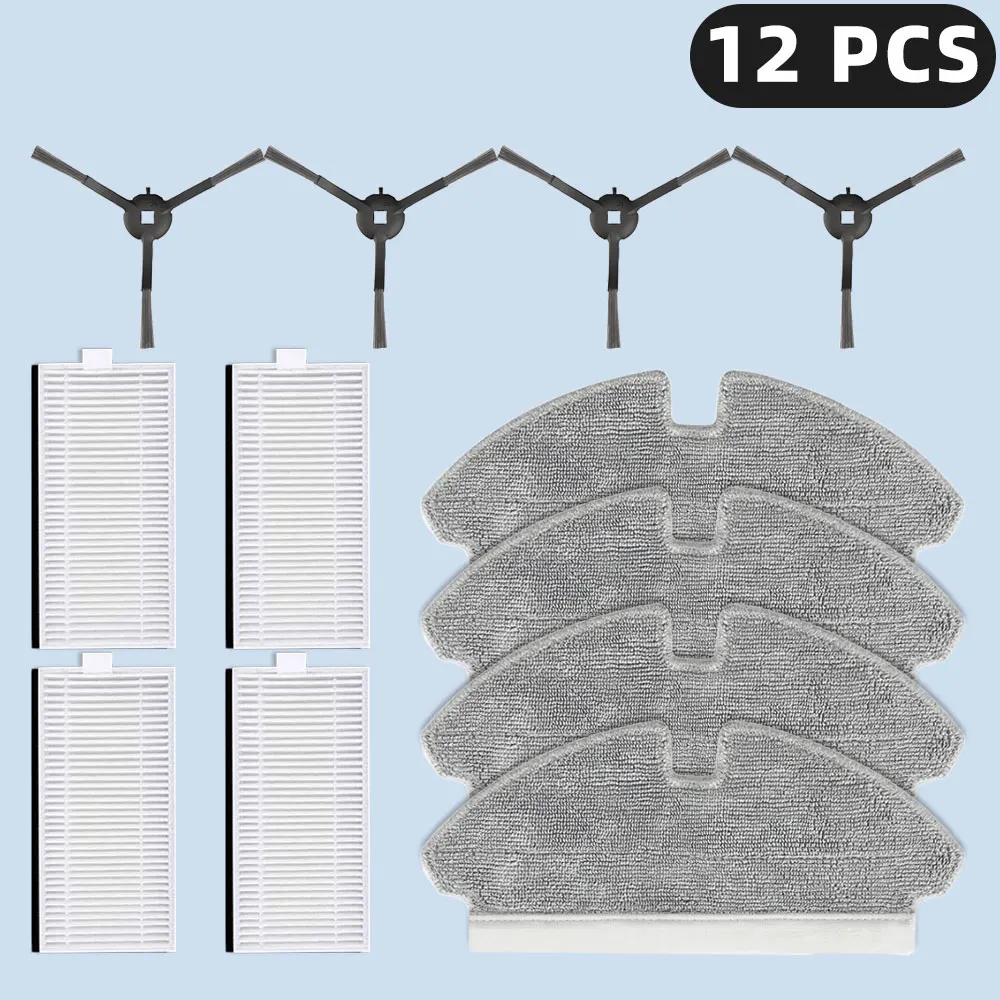 

Запчасти для Dreame Mova M1 / Trouver M1 робота-пылесоса, боковая щетка, фильтр НЕРА, насадка для швабры, тканевые аксессуары, расходные материалы