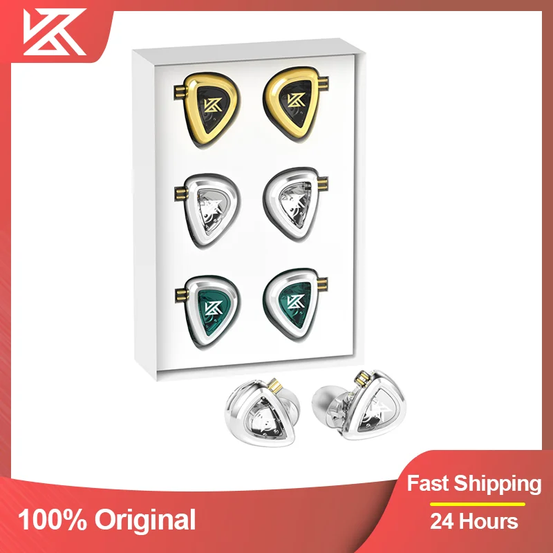 

KZ EDA 3 Pairs 3 Audio Modes Wired Earphone In Ear Monitor HiFi Headset Game Sport Music Bass Earbuds Headphone With Microphone