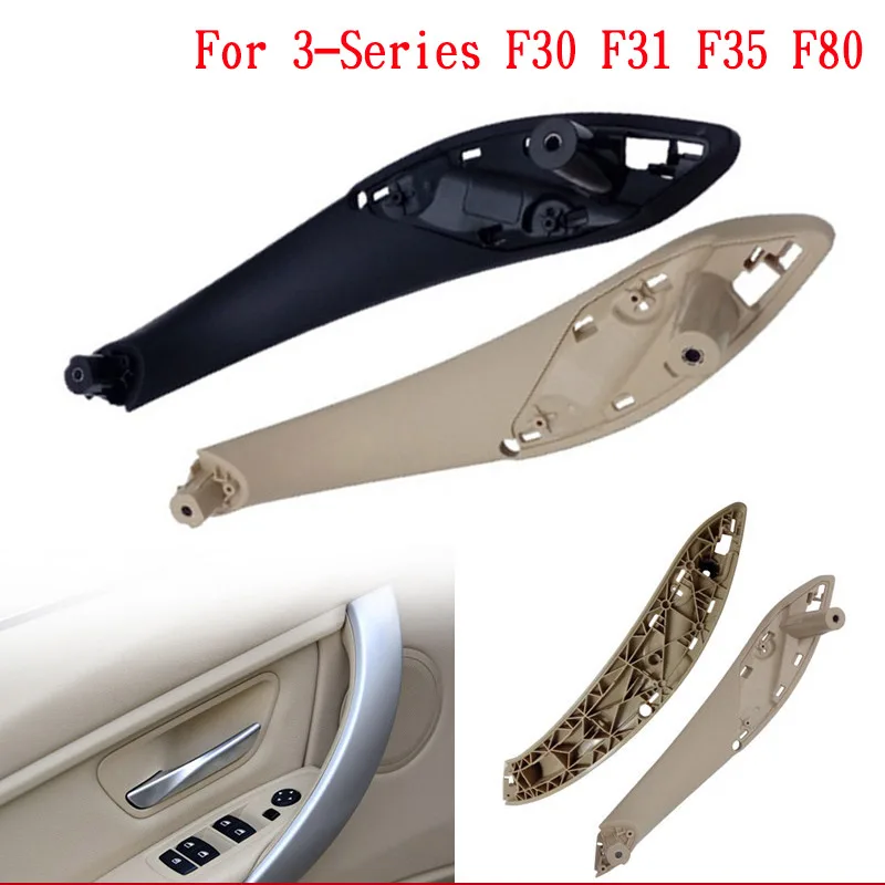 

Car Interior Door Handles For Bmw 3 Series F30 F31 F35 F80 2013 -2018 Black Beige Inner Doors Panel Handle Bar Pull Trim Cover