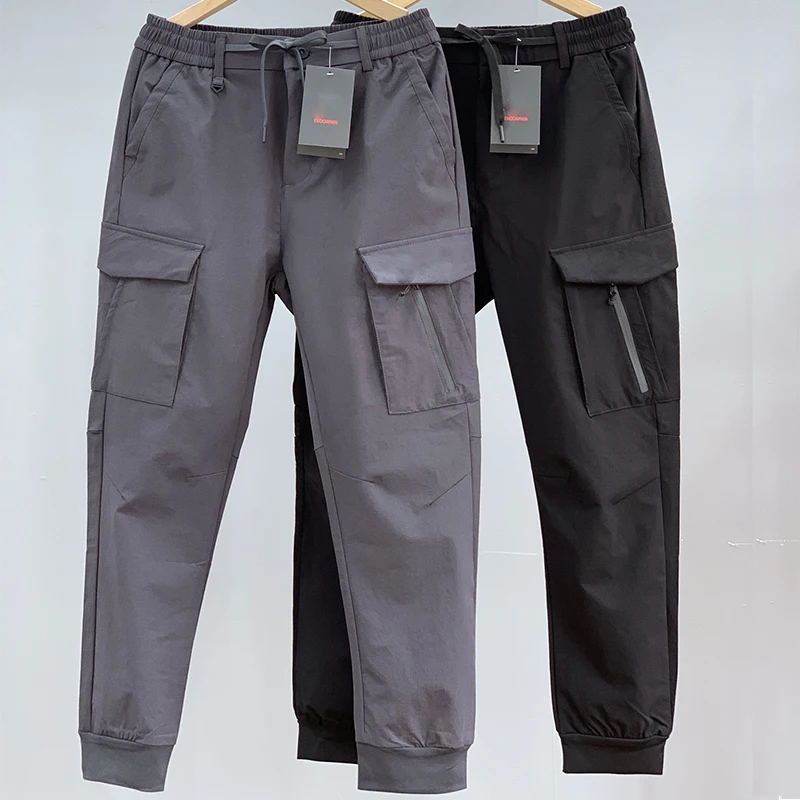 

Spring Jogger Pants Men Hiking Trousers Casual Comfortable Tracksuits Waterproof Streetwear Gym Outdoor 0440-4
