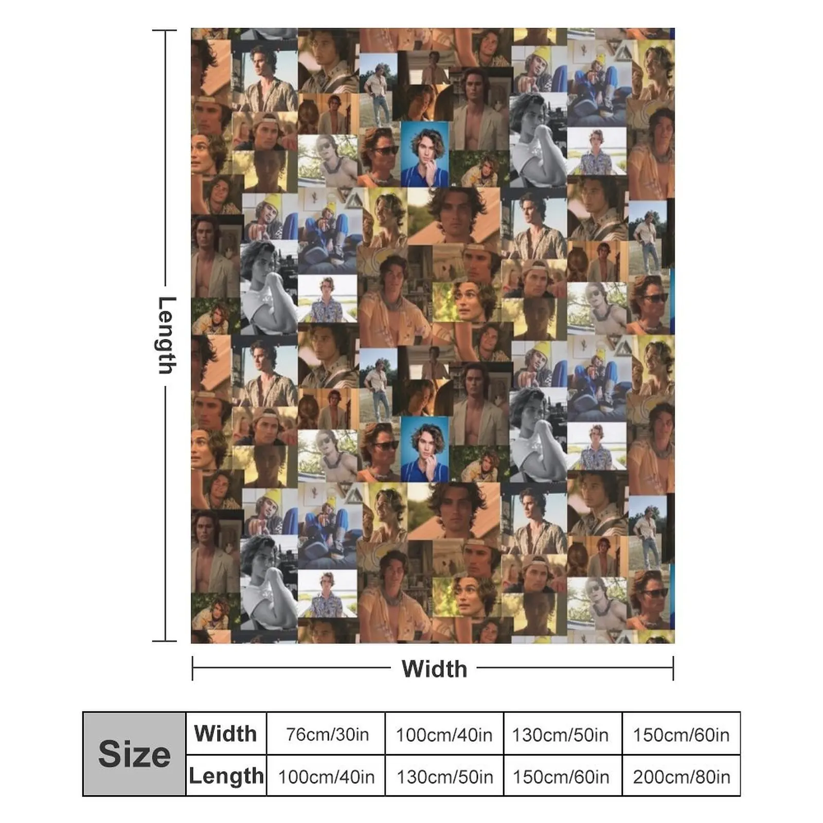 Одеяло John B (Chase Stokes) Красивые рождественские подарки идеи подарков на День