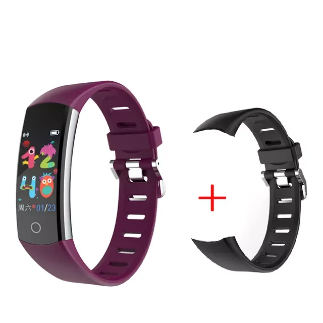 Детские Смарт-часы фитнес-браслет с измерением температуры тела пульса и