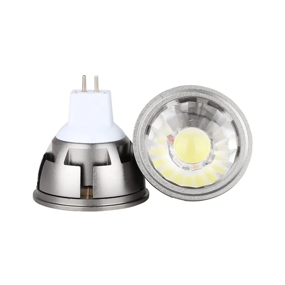 Светодиодные лампы 4000K светодиодные MR16 9W 12W 6W Gu10 12V 6500K AC 220V Домашний Cob - прожектор