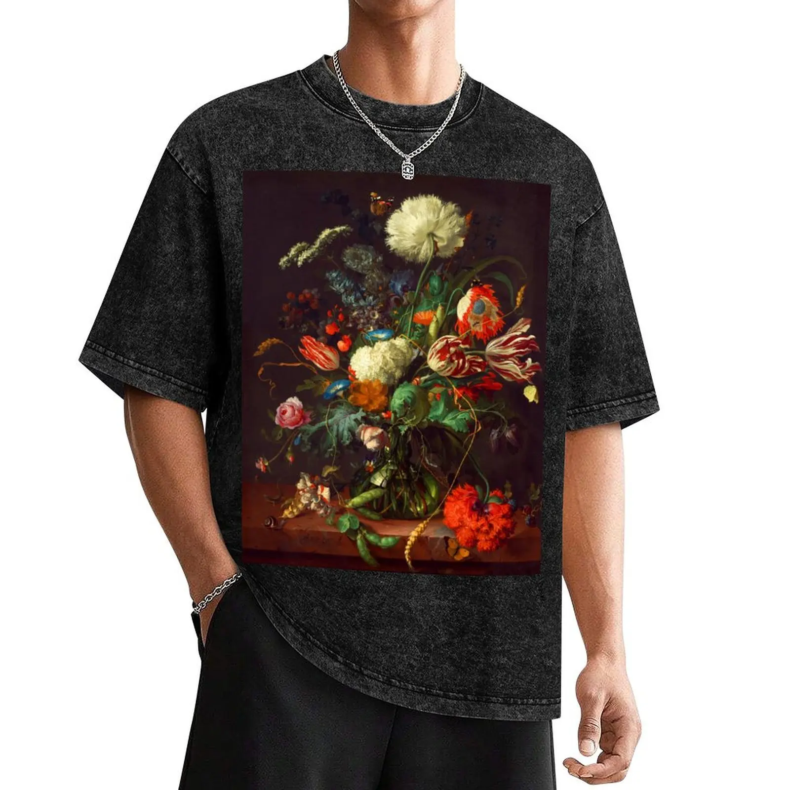 Джа Дэвидс. Футболка de Heem Vase of Flowers бутик одежды на день Святого Валентина