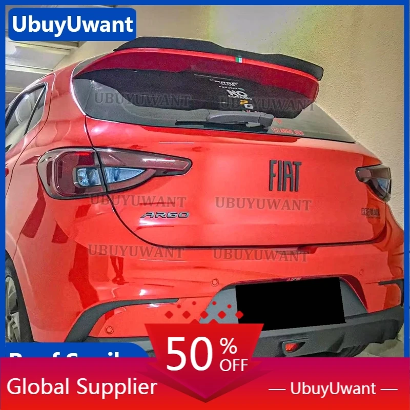 

Блестящий черный мини-спойлер для Fiat Argo, высококачественный задний спойлер из АБС-пластика для багажника Fiat Argo