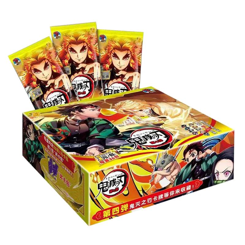 

Demon Slayer Card TCG Game Letters Cards Anime Kimetsu No Yaiba Table Games Toys for Family Funy Game Children Christmas Gift
