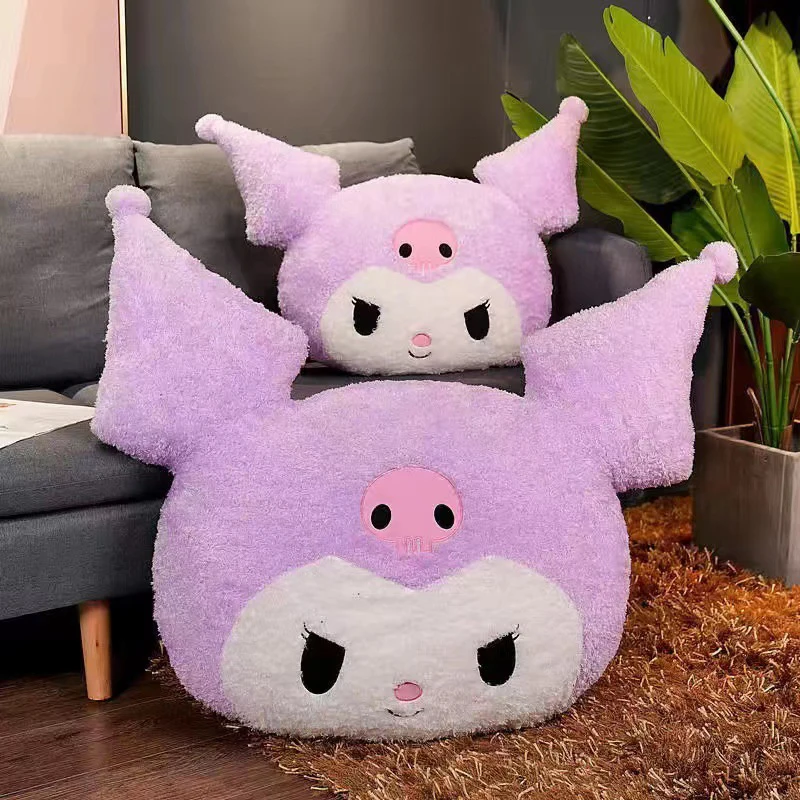 

Kawaii Sanrios Plush Pillow Toys kuromi My Melody Cinnamoroll Cartoon Anime Doll Toys Soft Stuffed Plush Birthday Gift for Kids