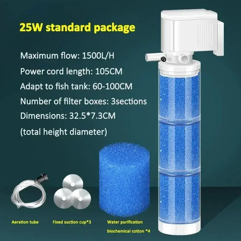 Многофункциональный внутренний фильтр для аквариума многофункциональный