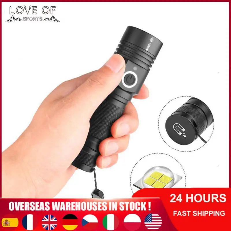 

Tail With Magnet Flashlights For Kids Adapt To Various Scenes Super Bright Glare Strobe 18650 Mah Battery Camping Led Flashlight