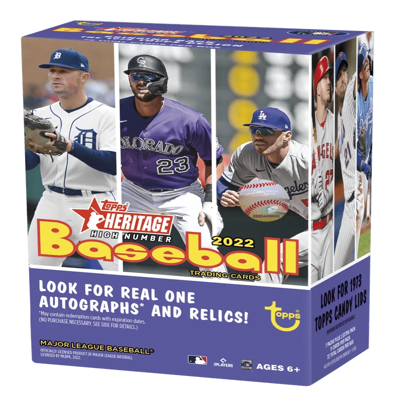 

2022 Heritage High Number Blaster Box Trading Cards