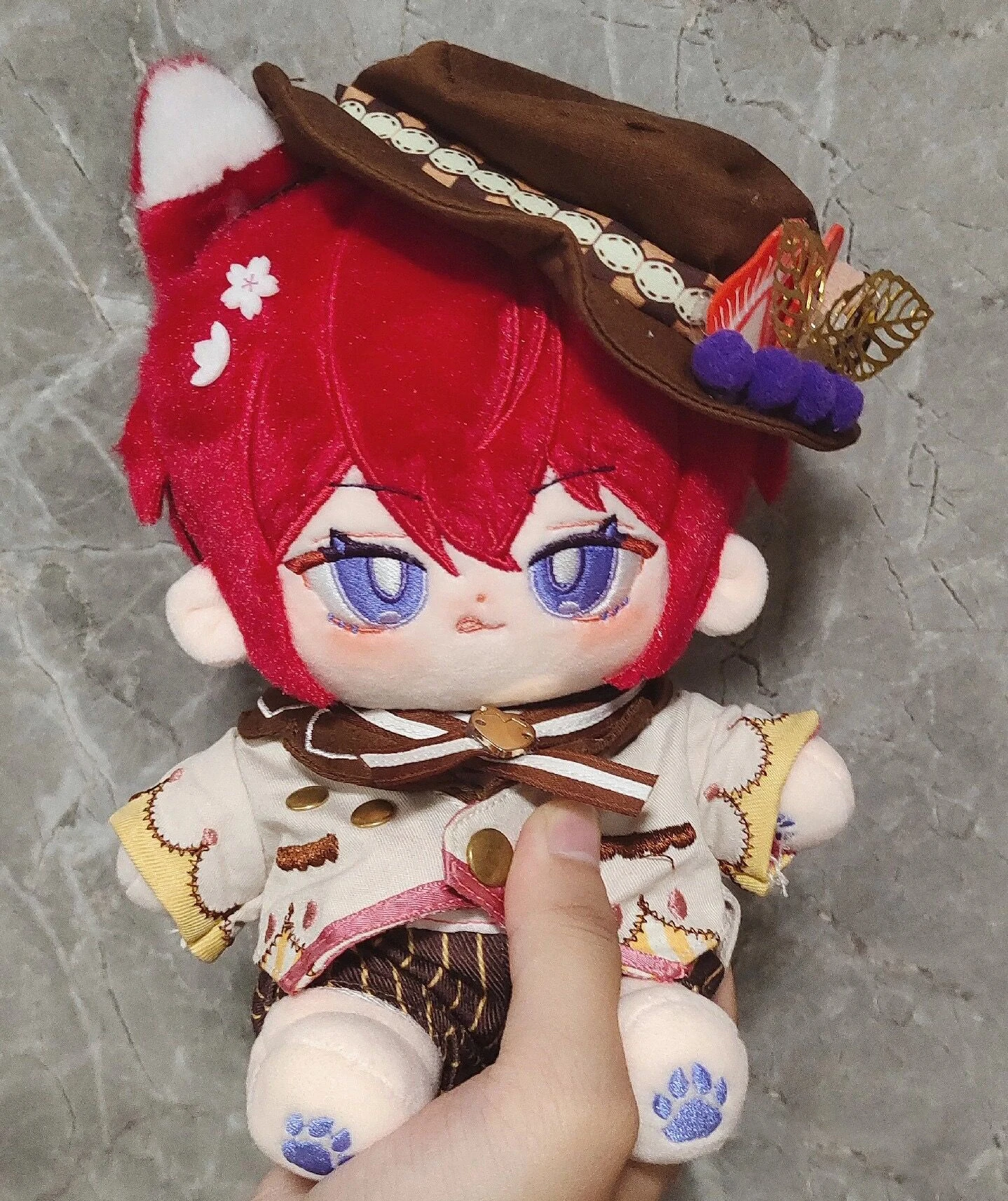 

Anime Ensemble Stars あんさんぶるスターズ! Suou Tsukasa 20cm Kawaii Plush Doll Body Dress Up Cosplay Pillow Fans DIY Gift Xmas